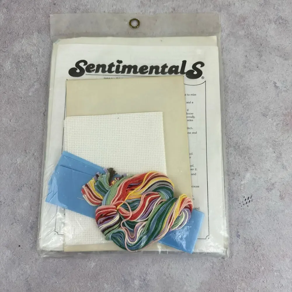 Dimensions Sentimentals Blessed is the Home Counted Cross Stitch Kit 72064 Vtg